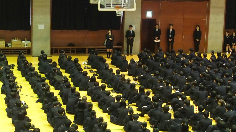 法政二高生徒会長 西さん 法政二高生徒会長 西さん
