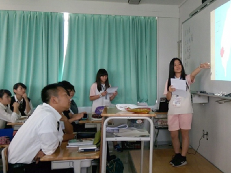 台湾の生徒による台湾紹介
